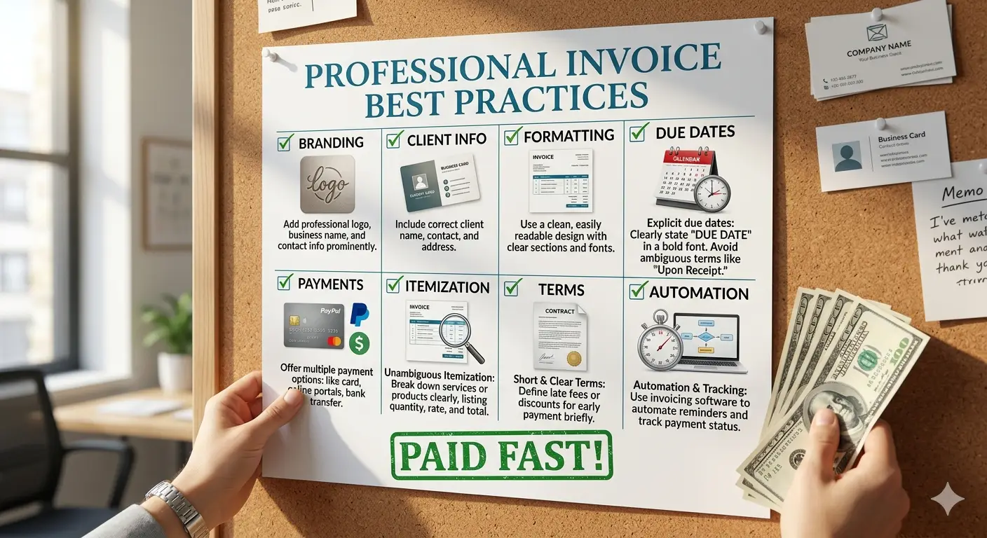 How to Create a Professional Invoice That Gets Paid Faster