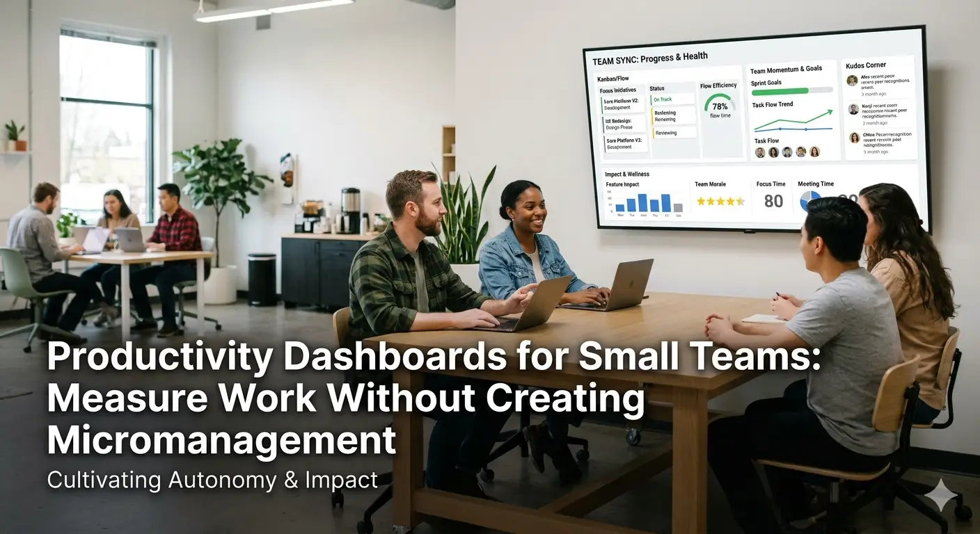 Productivity Dashboards for Small Teams: Measure Work Without Creating Micromanagement